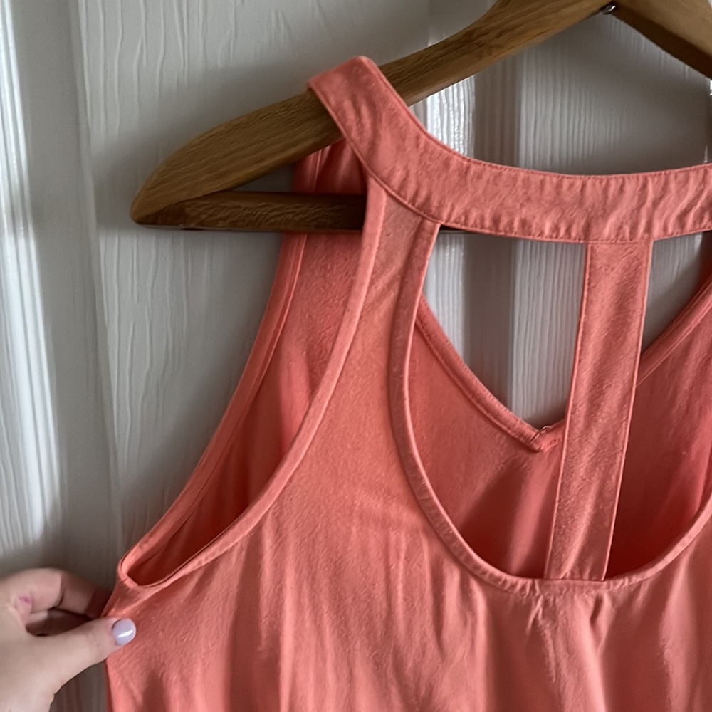 Mossimo Salmon Sun Dress With Cutout Back Size Large - Picture 5 of 7